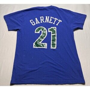 Kevin Garnett Minnesota Timberwolves Mitchell Ness Shirt Size Medium READ *SPOTS